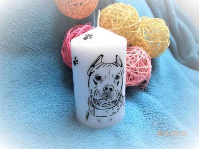 Ručně malované svíčky