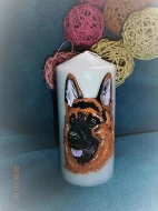 Ručně malované svíčky