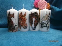 Ručně malované svíčky