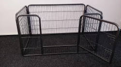 Nová kovová ohrádka pro psy - 125x80x70 výška