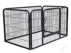 Nová kovová ohrádka pro psy - 125x80x70 výška