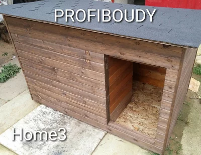 Nová zateplená bouda pro psa