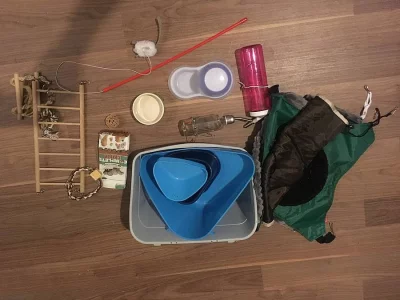 Klec pro fretky, činčily a veverky