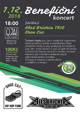Charitativní konzert a předvánoční trh pro pejsky a kočičky