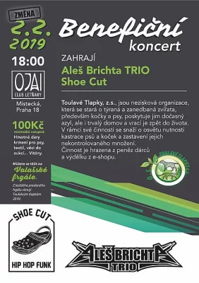 Charitativní konzert na podporu zvířátek v nouzi