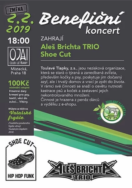 Charitativní konzert na podporu zvířátek v nouzi