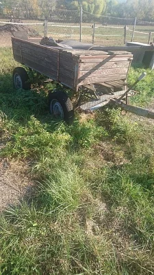 Vozík bržděný za hucula, haflinga, většího pony