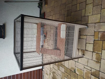 Prodám téměř novou voliéru Happy Home 66A Montana Cages