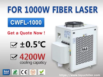 Chladicí jednotka vody pro 1000 W vláknový laser