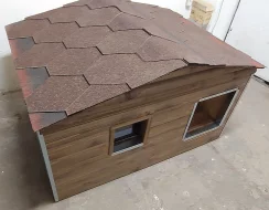Nová zateplená bouda pro psa / psí bouda VÝPRODEJ SKLADU