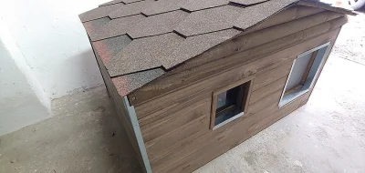 Nová zateplená bouda pro psa / psí bouda VÝPRODEJ SKLADU