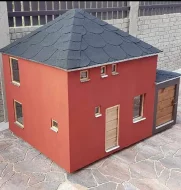 Nová zateplená bouda pro psa / psí bouda