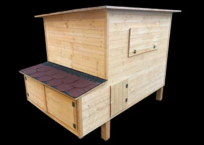 Zateplený kurník pro slepice 15-20ks, rozměry 160x120cm