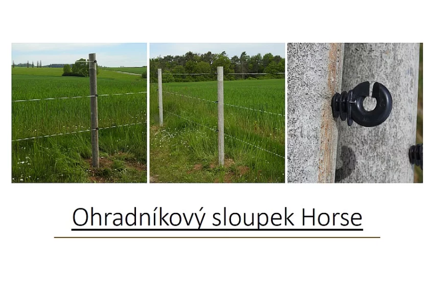 Betonové ohradníkové sloupky kůly