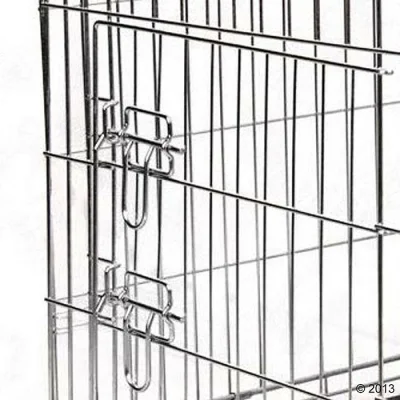 Klec pro psy Double Door s polštářem