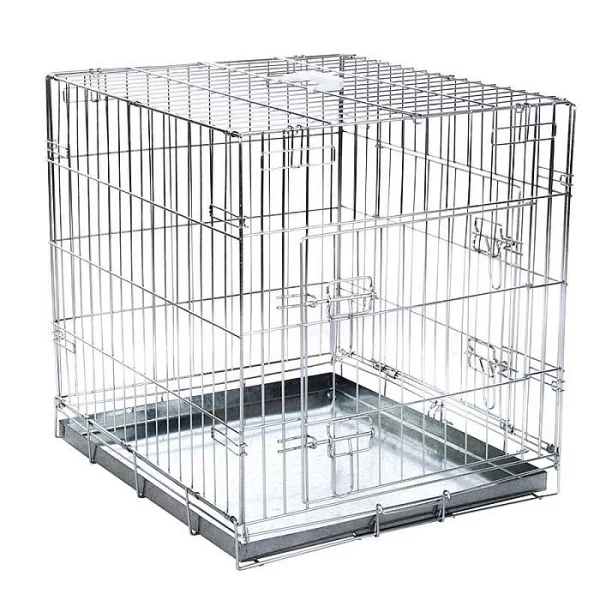 Klec pro psy Double Door s polštářem