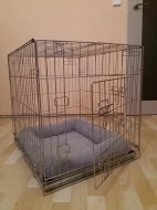 Klec pro psy Double Door s polštářem