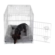 Klec pro psy Double Door s polštářem