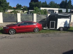 Přepravník na koně se sedlovnou o hmotnosti 1300kg