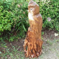 Dřevěná socha sova-(90cm)