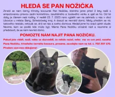 HLEDÁ SE PAN NOŽIČKA