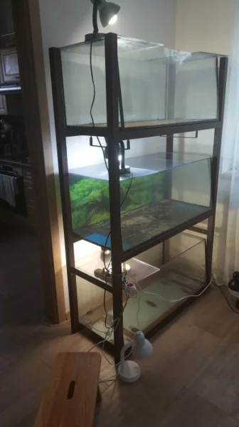 Akvária, stojany, vybavení reverzní osmóza