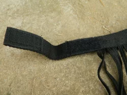 kožený nákrčník, otěže cob a třásně proti hmyzu WB