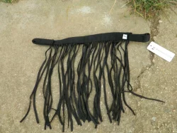 kožený nákrčník, otěže cob a třásně proti hmyzu WB