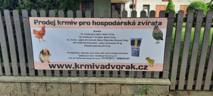 Prodej krmiva pro hospodářská zvířata
