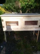 Dřevěná králikárna