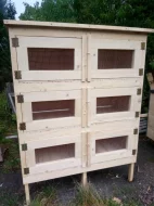 Dřevěná králikárna