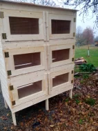 Dřevěná králikárna