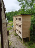 Dřevěná králikárna