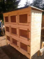 Dřevěná králikárna