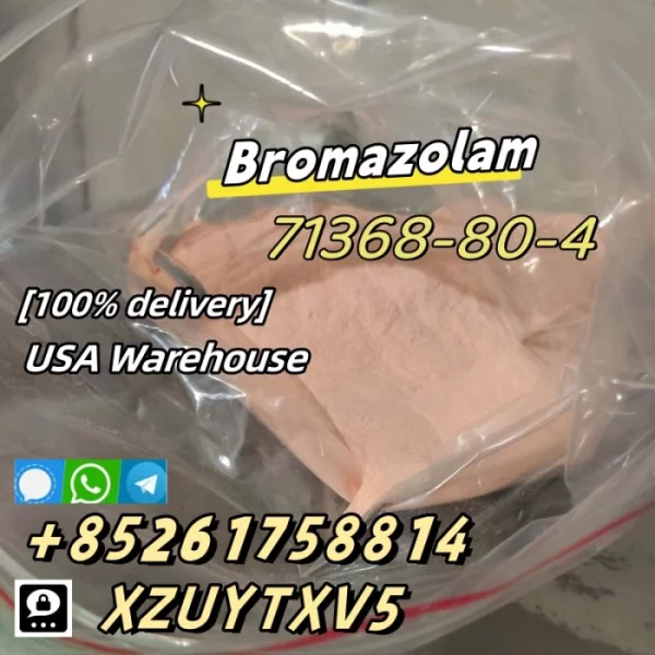 Broma zolam pink powder safe del ivery cas:71368-80-4