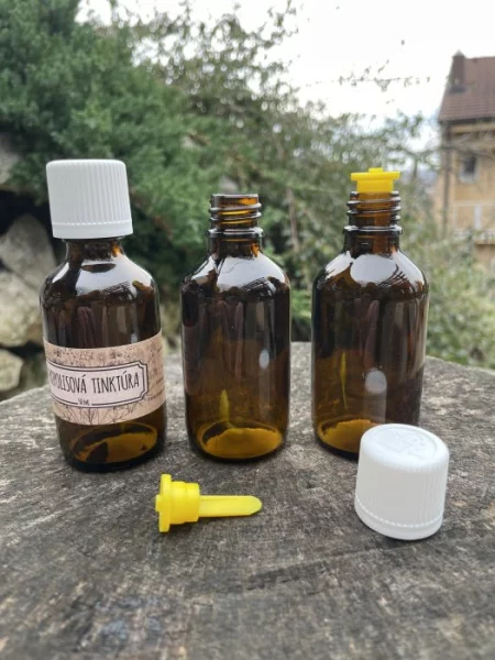 Lahvičky na propolis nebo tinkturu 50ml - 7,15kč za kus, Dovoz Brno,Pardubice