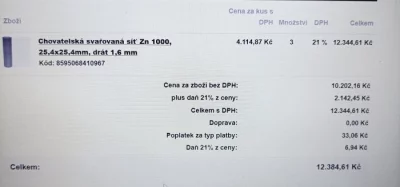 pletivo na voliéry