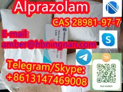 Alprazolam CAS 28981-97-7 Factory price, high purity, high quality!