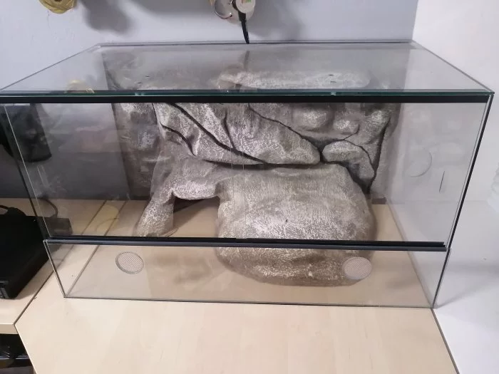 terarium s 3D pozadím /70x40x40/