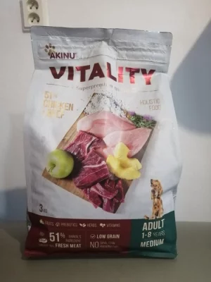 Akinu VITALITY dog adult medium lamb & chicken 3kg