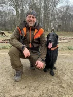 Nabízím úžásná štěňátka Flat Coated Retrívra – k odběru 21. 6. 2025