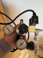 Akvarijní CO2 set s elektromagnetem a akvarijní PH kontrolér