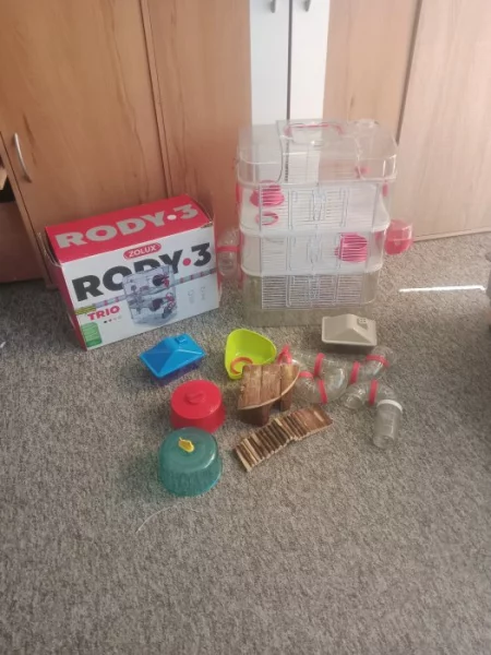 Rody 3 trio klec pro křečka/myš