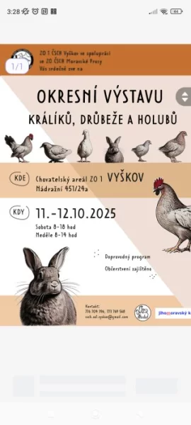 Okresní výstava Vyškov