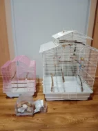 Prodám dvě klece na andulky