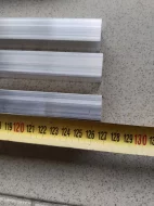 Rohový zálet, hliníkový profil, polykarbonát