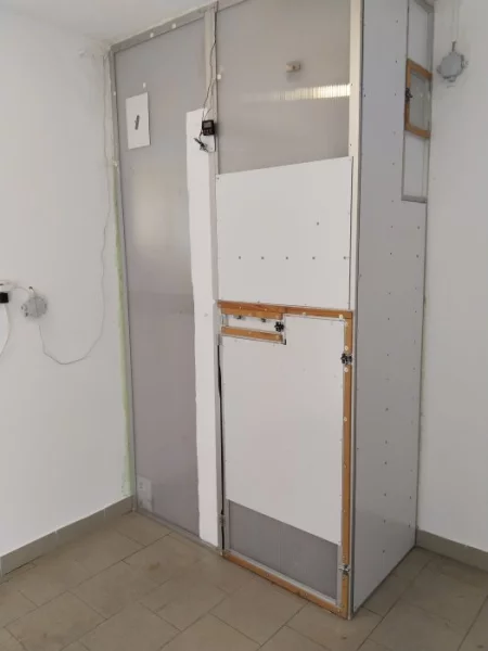 Rohový zálet, hliníkový profil, polykarbonát