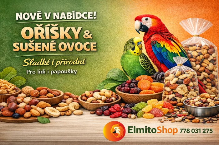 OŘECHY a SUŠENÉ OVOCE - ceny od 50Kč. Posíláme i na dobírku.