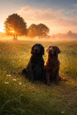 Rezervace štěně Flat Coated retrievra (Hladkosrstý retrívr) s PP