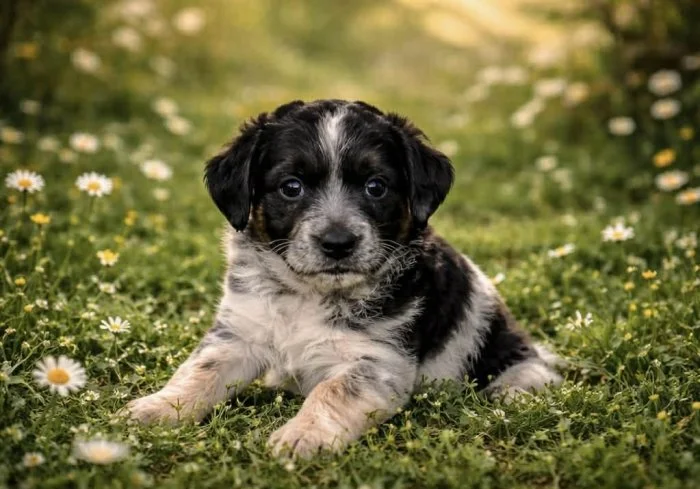 Roztomilá merle štěňátka – 3 pejsci a 1 fenečka
